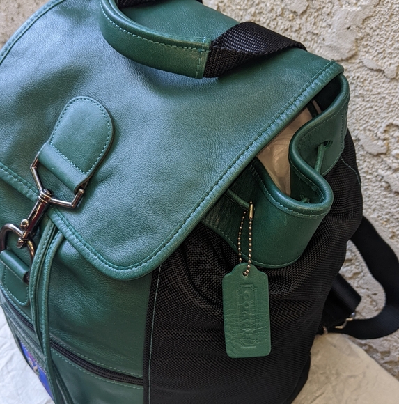 RARE Coach Drawstring Backpack - Picture 5 of 12